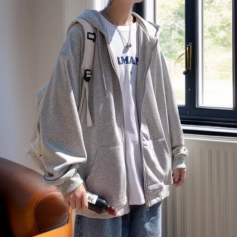 커플 헤비 가을 카디건 맨투맨 상의 아우터 재킷 남자 옷