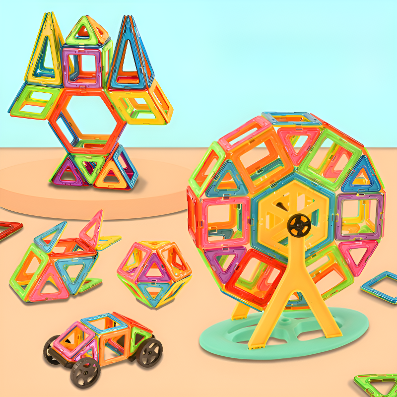 赤ちゃん用教育用多機能マグネットタイルセット