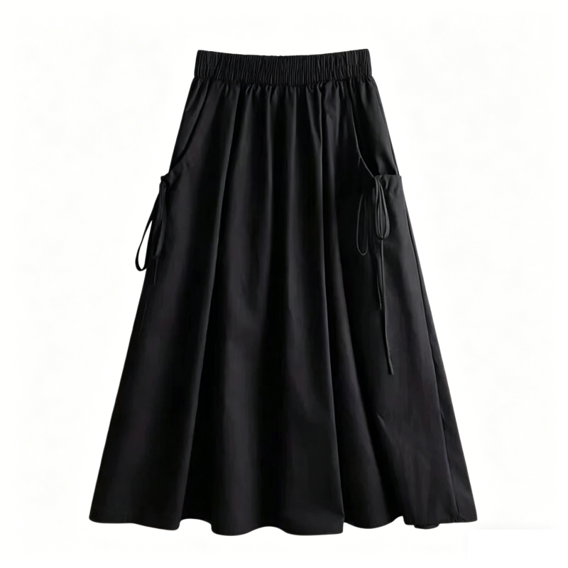 High Waist Bias Sheer Mesh Midi Skirt