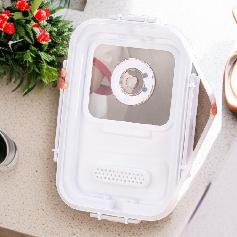 휴대용 밀폐수납 쌀통 스테인리스 스틸 두꺼운 다용도 수납함 방충 방습 쌀통