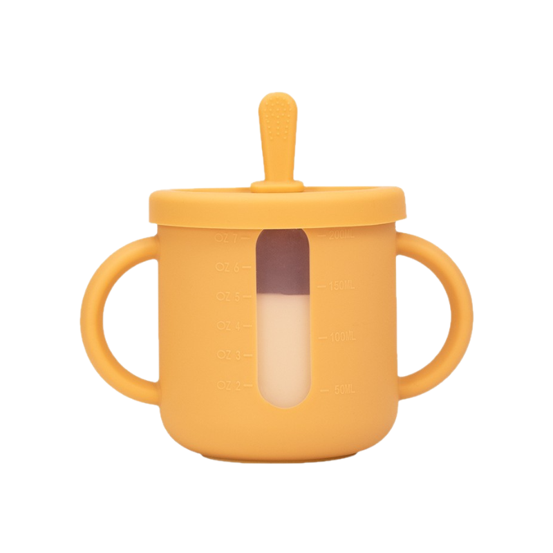 Food-grade transparent silicone cup