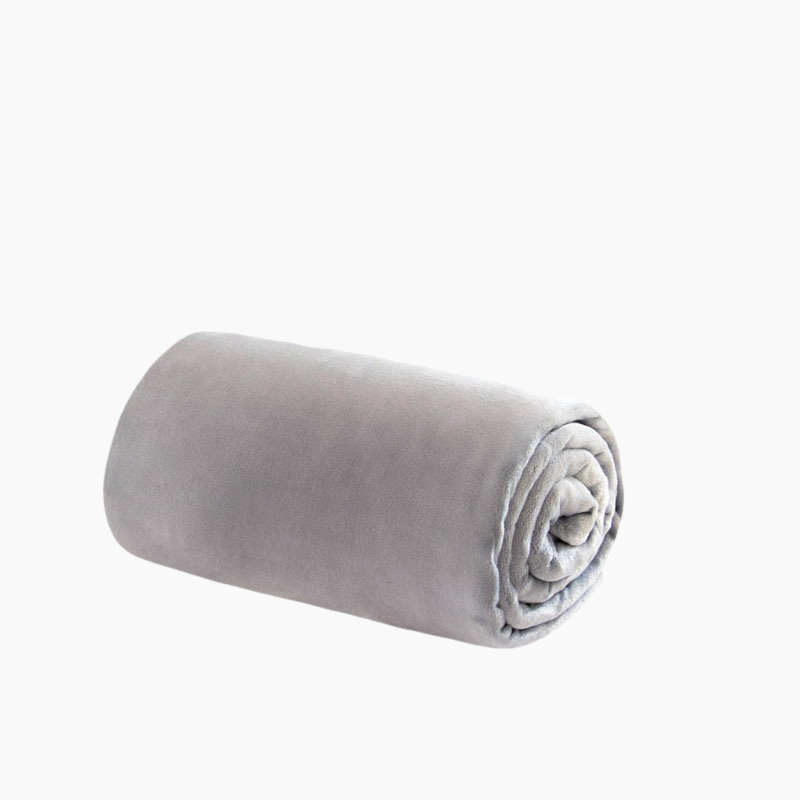 북유럽 플란넬 홑겹 담요 퓨어 컬러  심플 담요