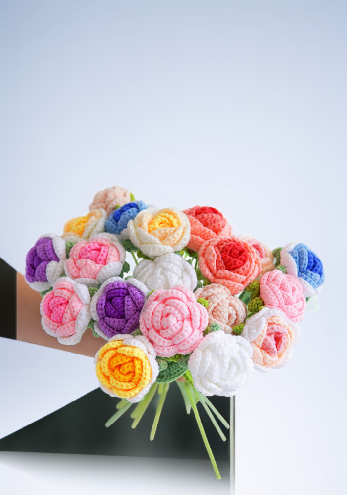 向日葵編織花束裝飾效果