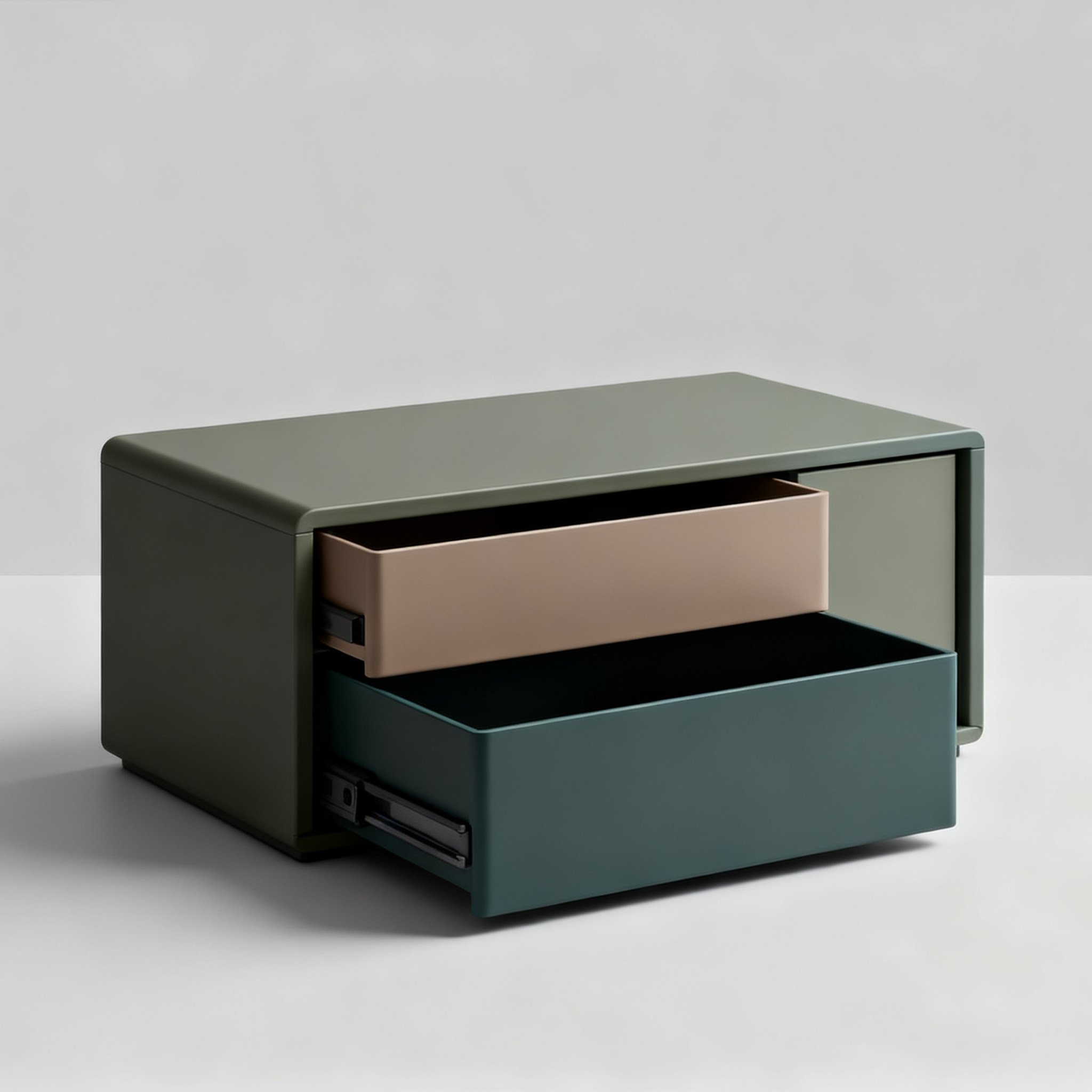 ตู้ลิ้นชักใส่เครื่องประดับไม้จริงแนวโมเดิร์น