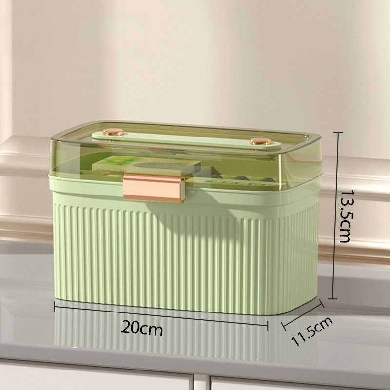 Large Capacity Multi-layer Medicine Box for Home Use