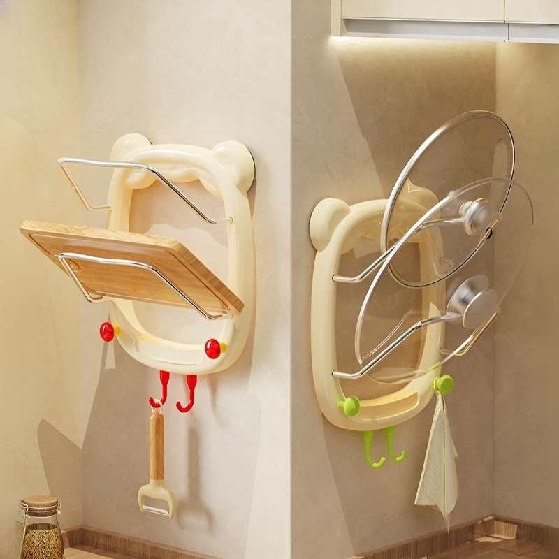 무타공 2단 냄비뚜껑 정리대