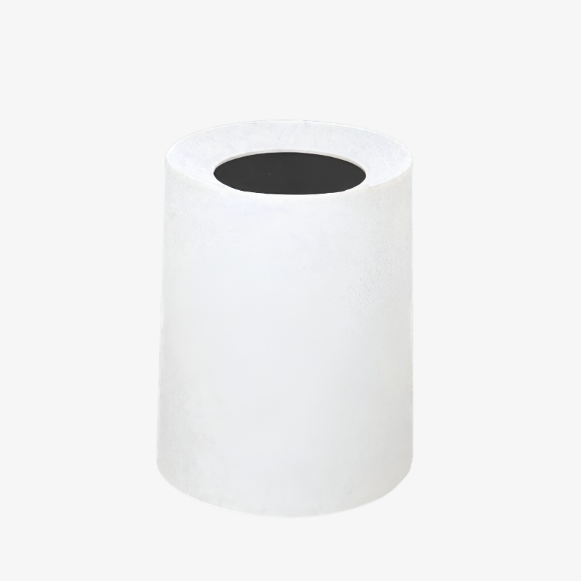 Gran papelera sin tapa para sala de estar doméstica