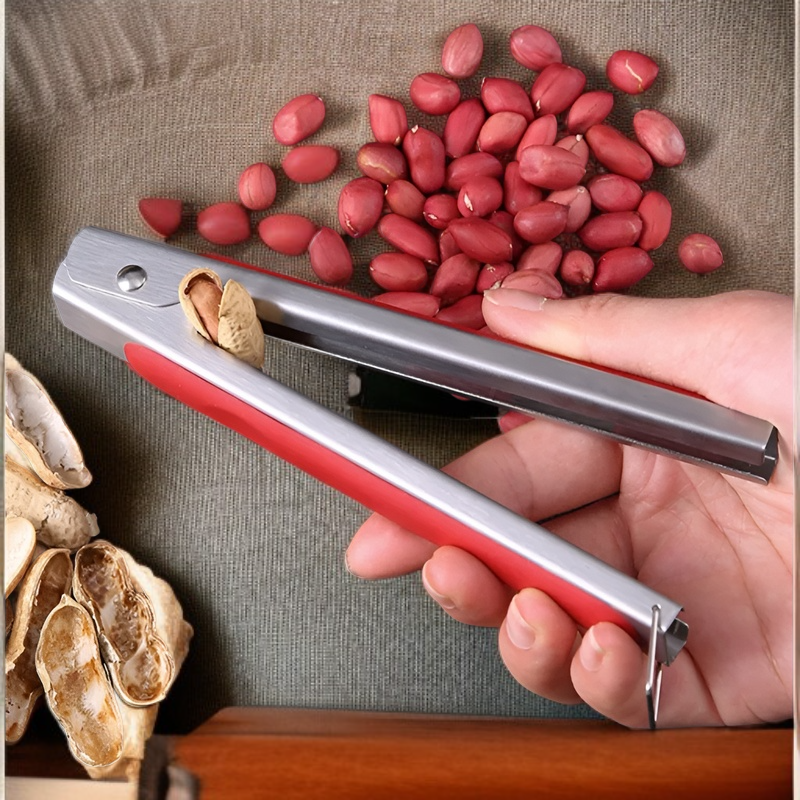 半自動ナッツクランプ殻むき器 ピーナッツ・クルミ専用ツール