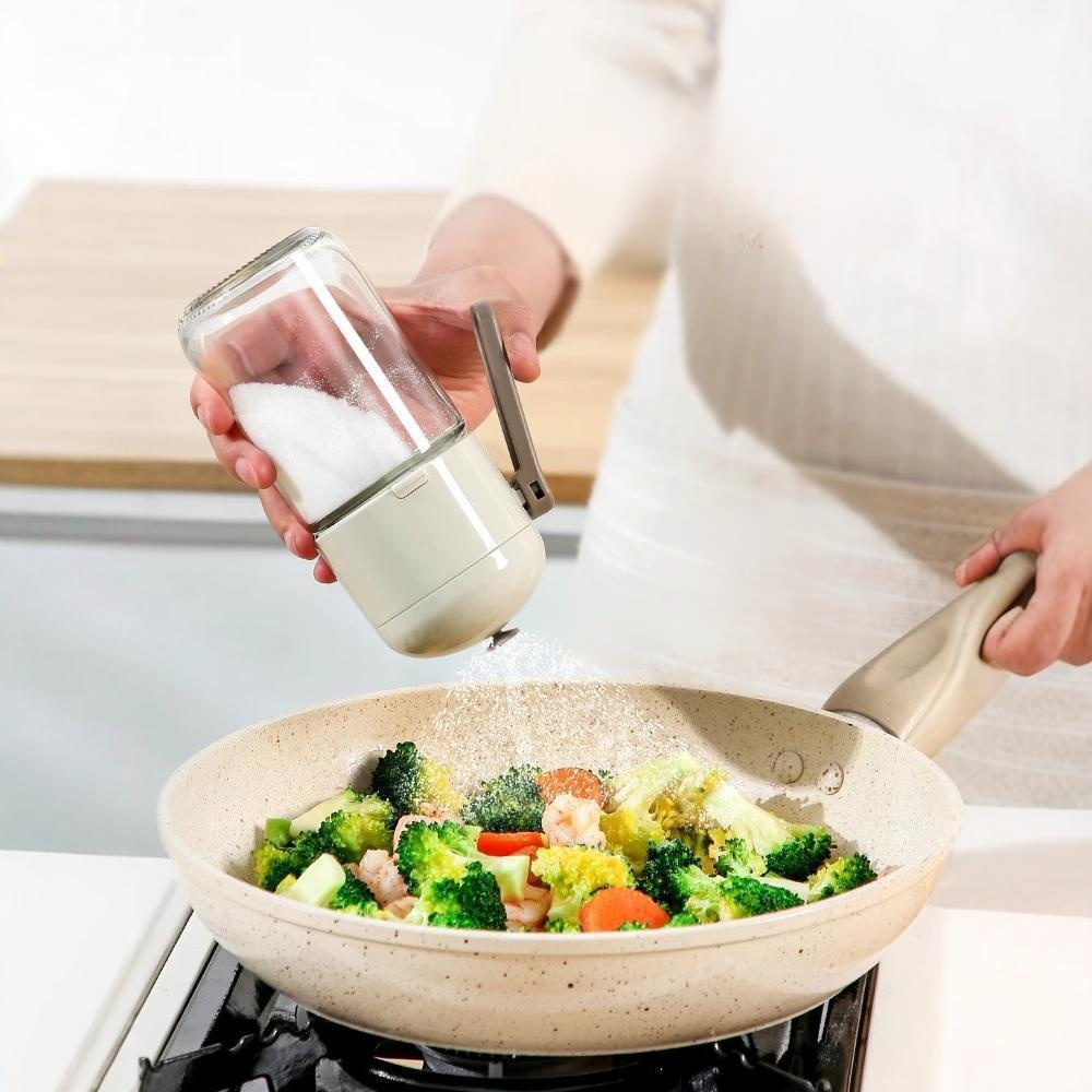 Salz- und Gewürzspender mit exakter Mengenkontrolle – Praktische Küchengewürzdose