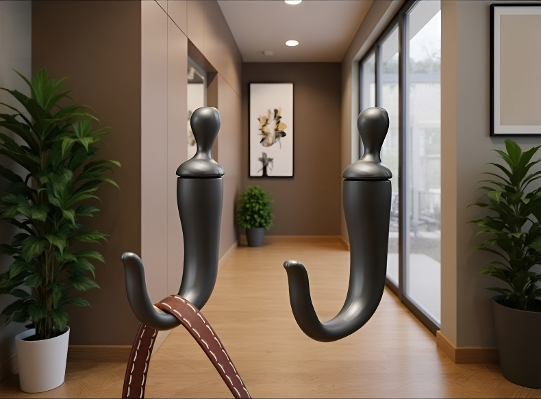 خطاف تعليق معطف في المدخل