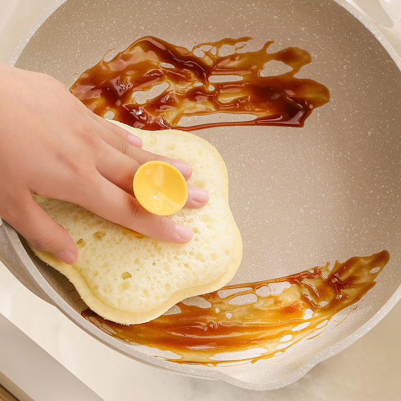 不沾油雙面吸盤洗碗擦