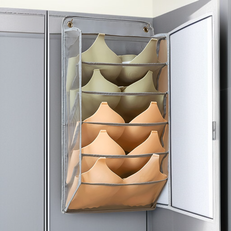 下着収納吊り下げバッグドア背面壁掛け寮ワードローブブラジャー下着靴下収納バッグボックスラックアーティファクトホーム