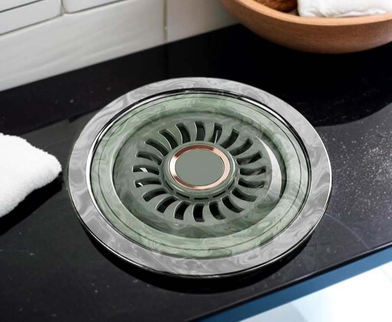 프리미엄 소재의 바닥 배수구 상세사진