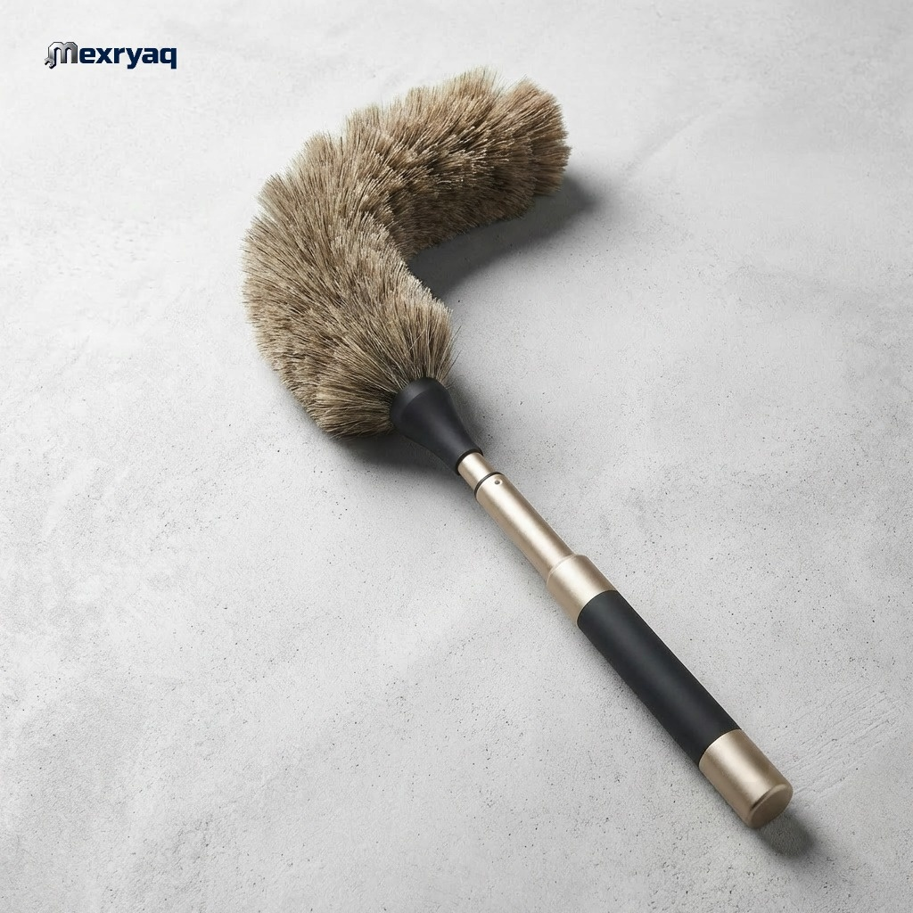 Dust removal tool for under beds, sofas, and ceilings