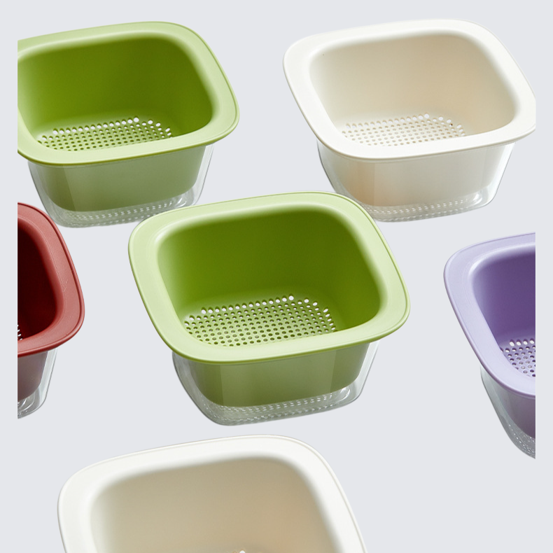 다용도 이중 배수 바구니