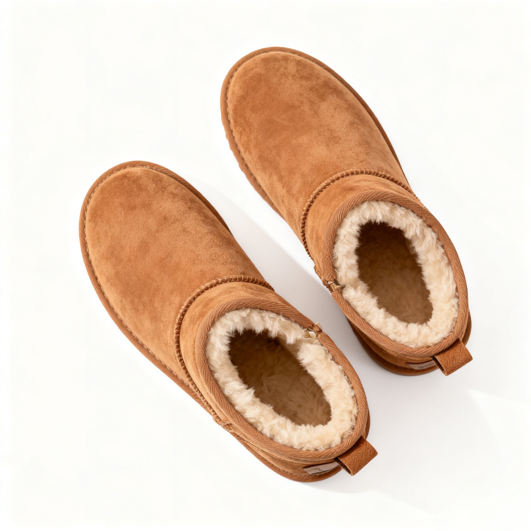 브라운 스노우 부츠 캐주얼 면화 신발