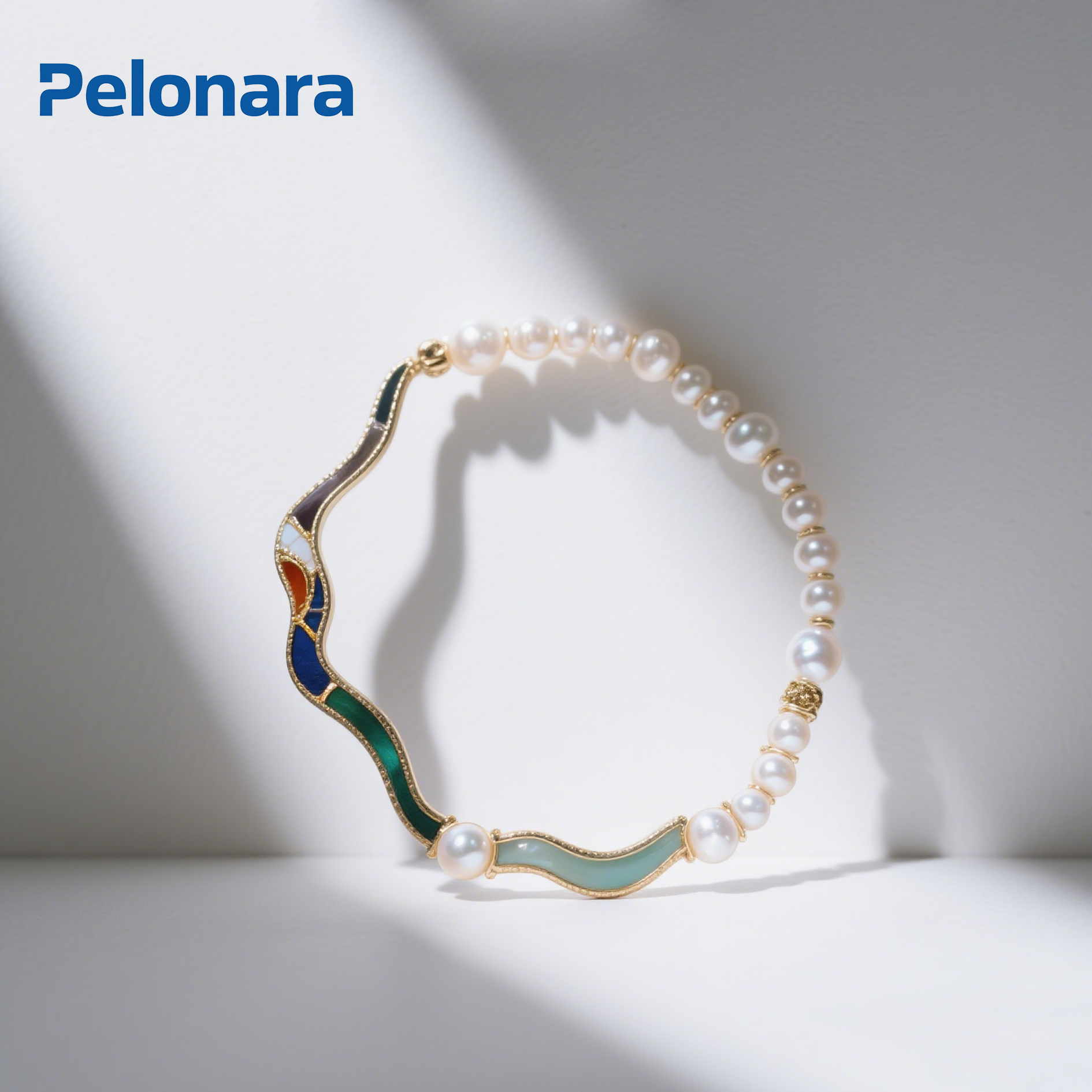 小米珠珍珠細手鍊 可疊戴 ins 風