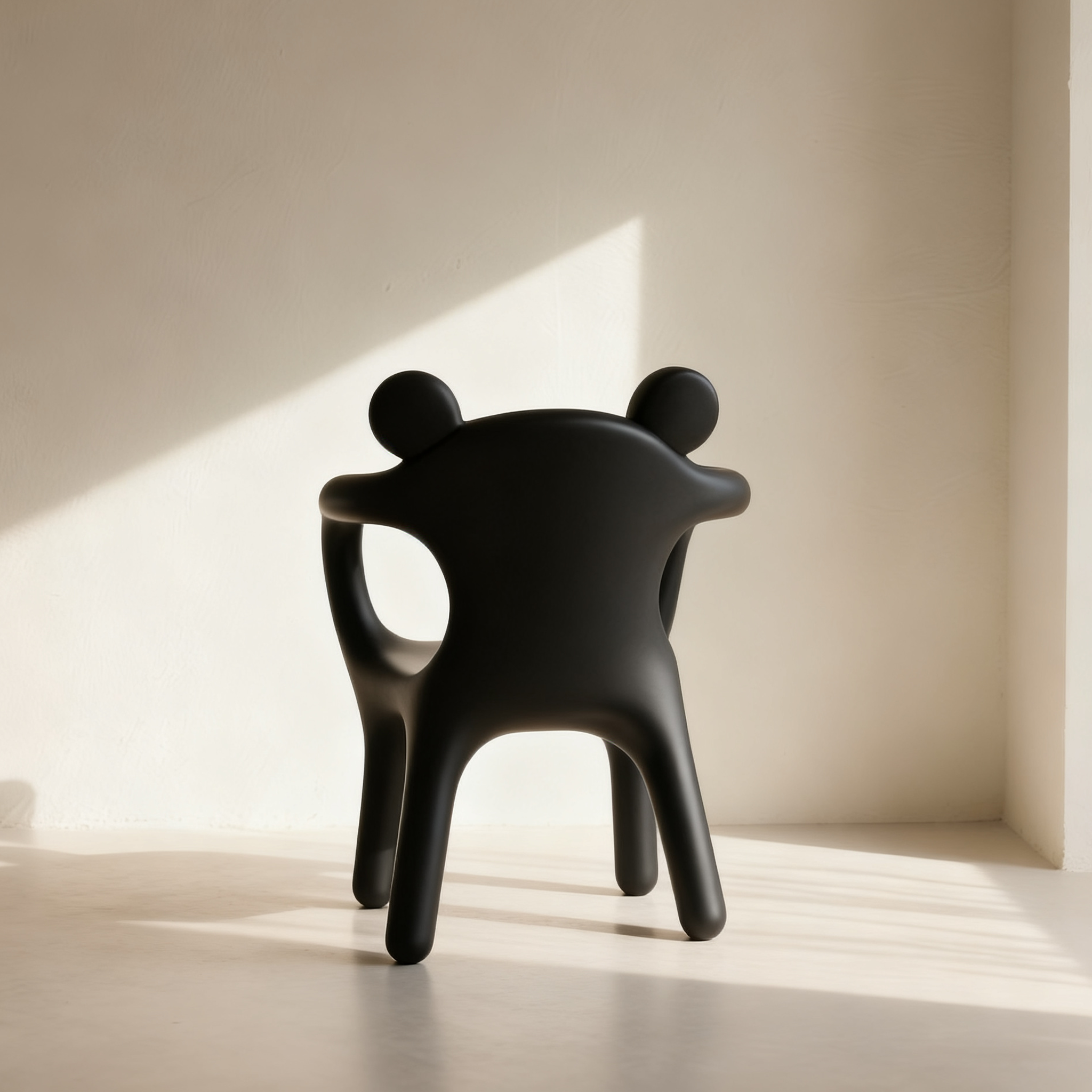 아동용 플라스틱 귀달린 의자 (2개입)