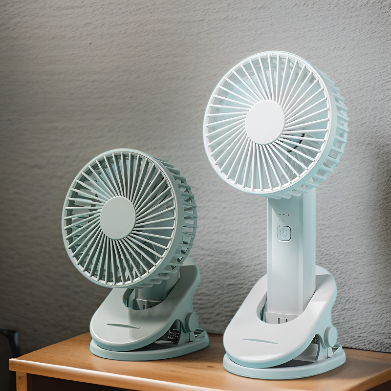 미니 핸드헬드 데스크탑 선풍기 USB 충전 야외 클립형 선풍기
