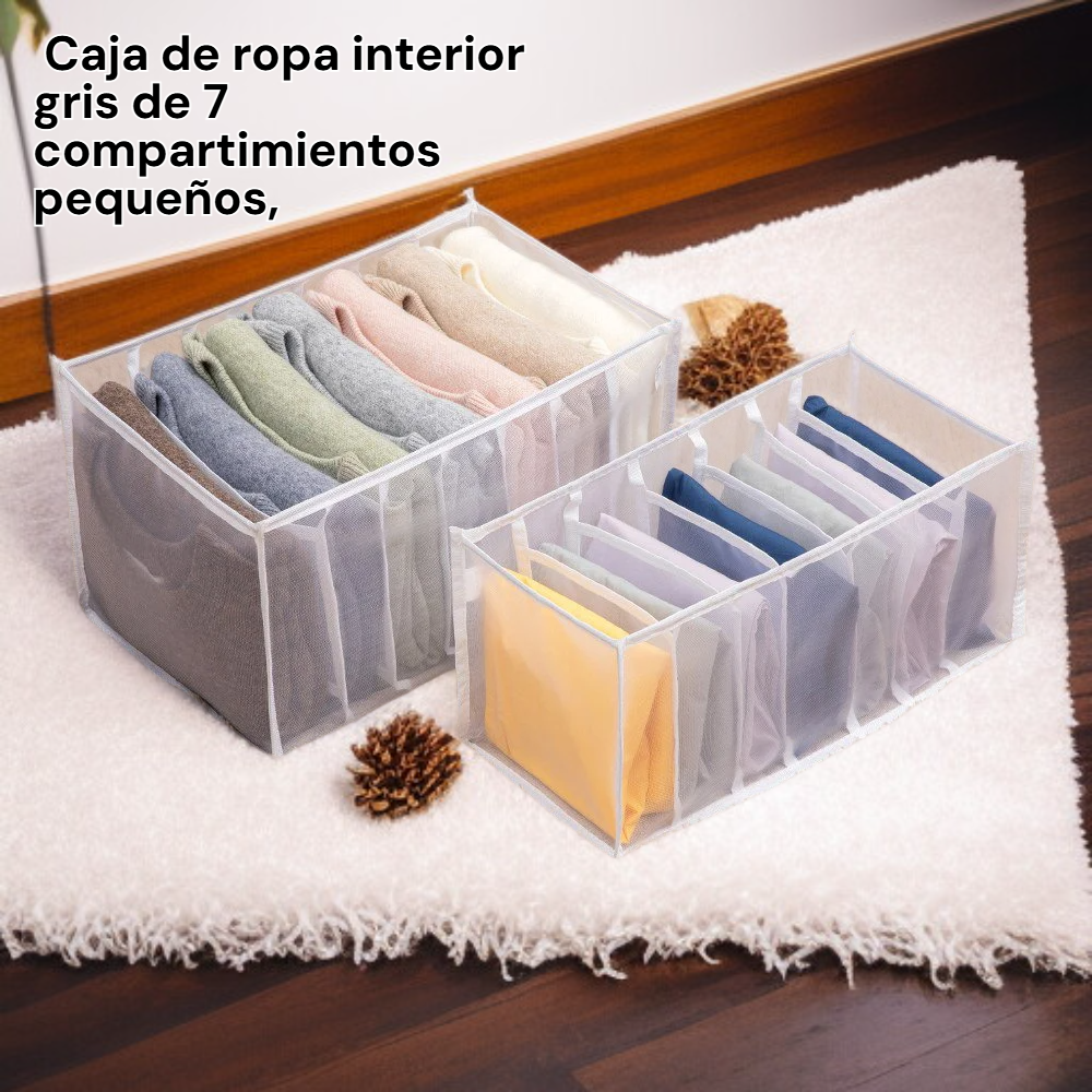 Caja organizadora de almacenamiento diaria (mediana + grande)