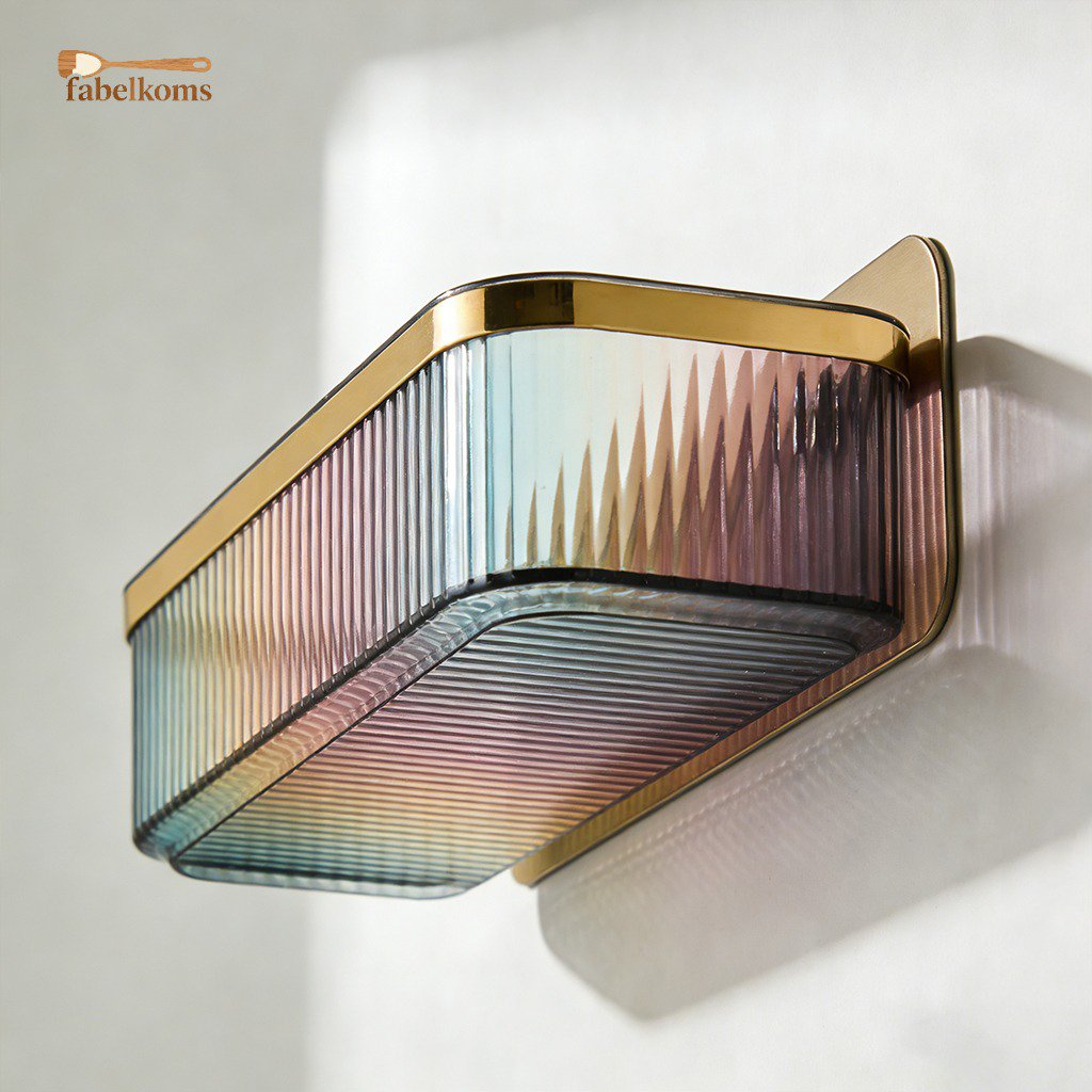 調味料收納架壁掛安裝示意圖