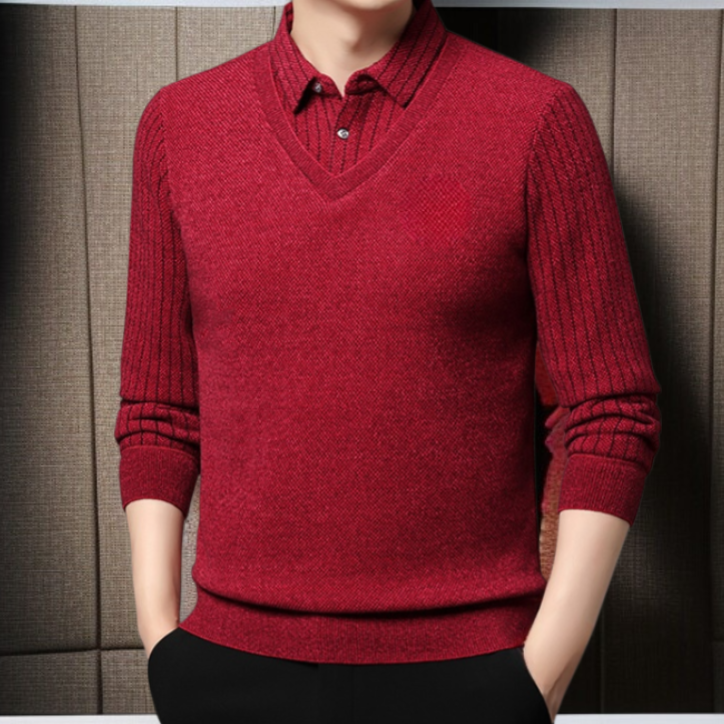 아빠를 위한 도톰한 겨울 니트 상의