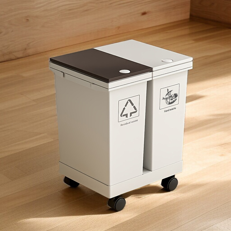 가정 필수 뚜껑 달린 대용량 휴지통 친환경 휴지통