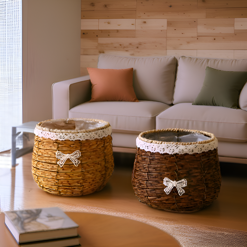 生花とドライフラワーのフラワーバスケット