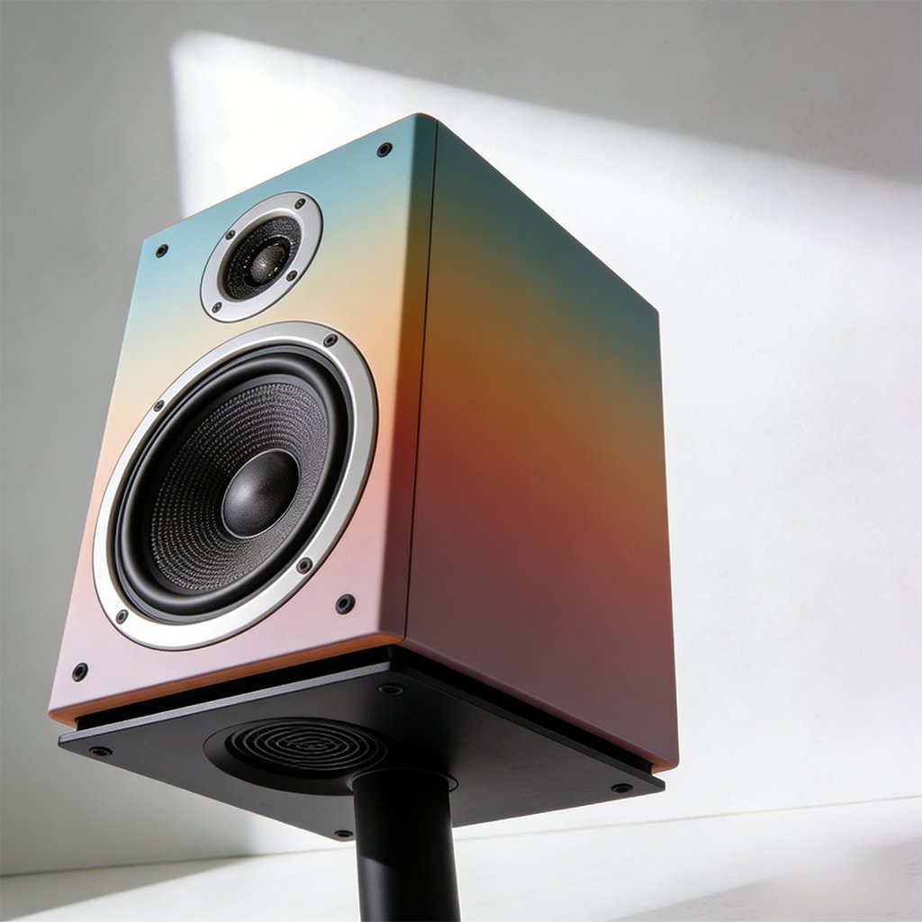 Altavoz para cine en casa en la sala de estar