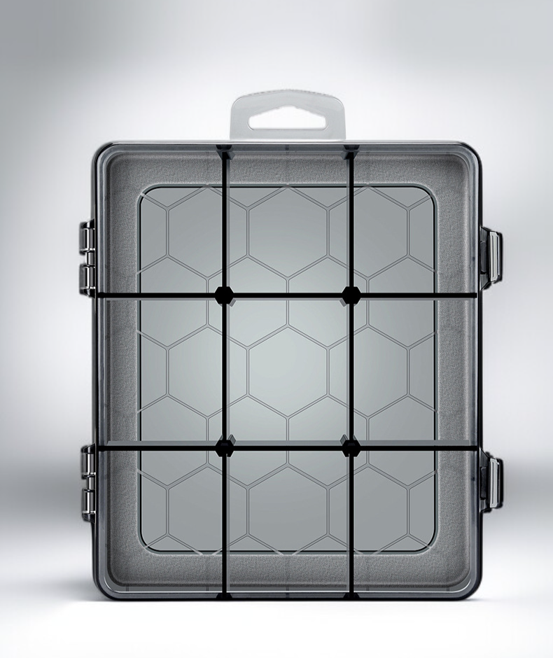 透明收納盒多格設計細節