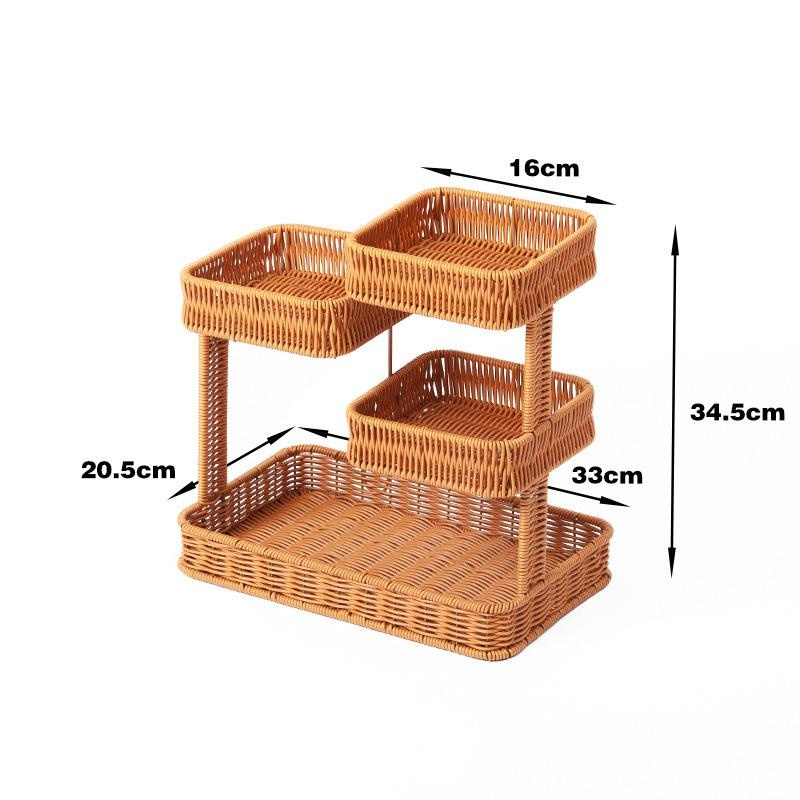 キッチン・バスルーム多機能収納バスケット