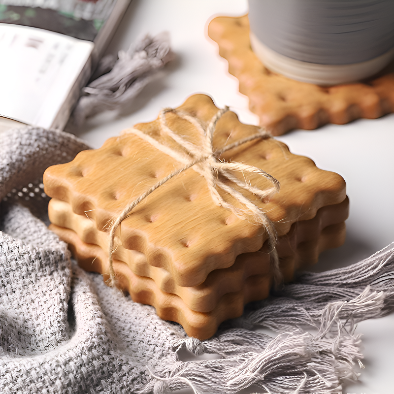 Creative Solid Wood Mug Coasters Anti-scalding Insulation Table Mat