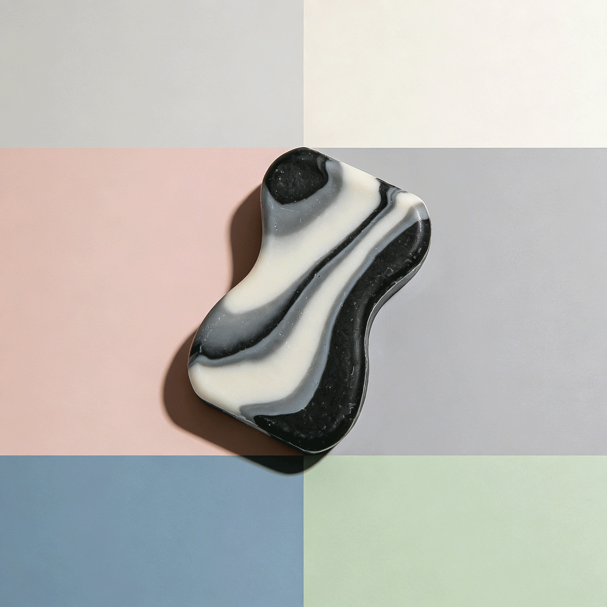 Black and White Dual-tone Soap Pack (5 pcs)