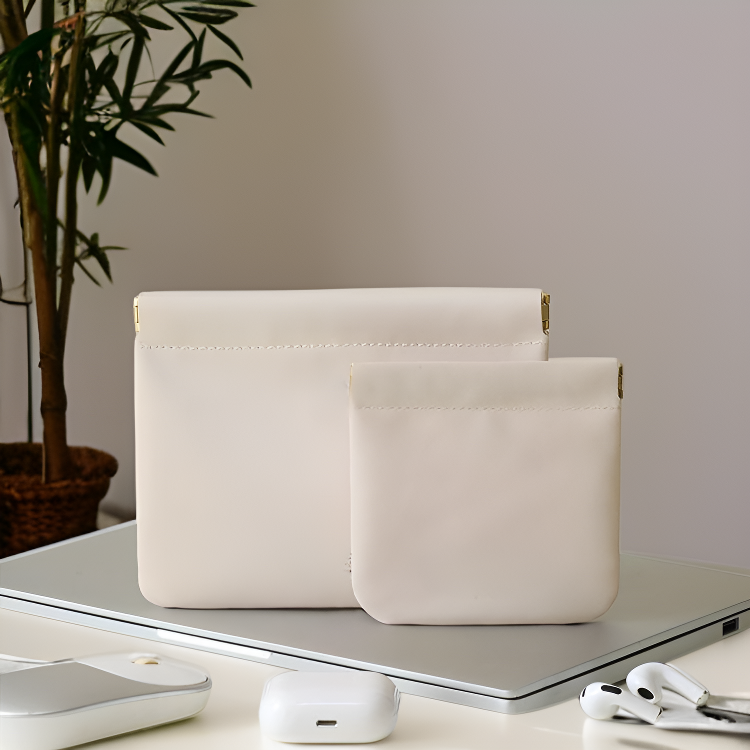 自動閉合緊口收納包 迷你零錢耳機數據線整理袋