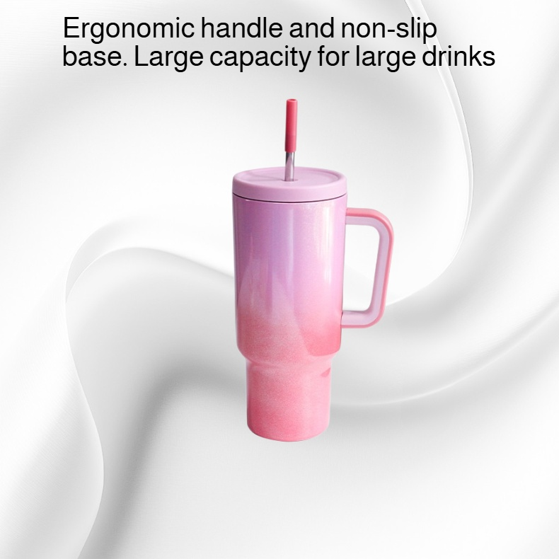 Sports Ice Bar Car Mug with Third Generation Straw