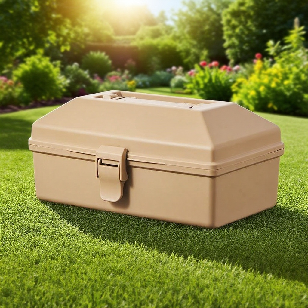 Large capacity storage toolbox with sturdy handle