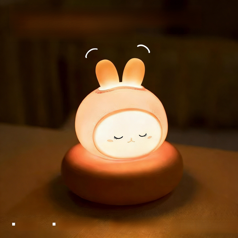 Cute silicone animal night light