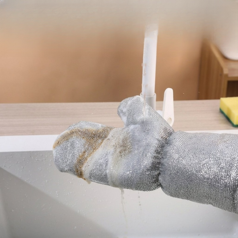 방수 내열 연장 스틸 메시 장갑