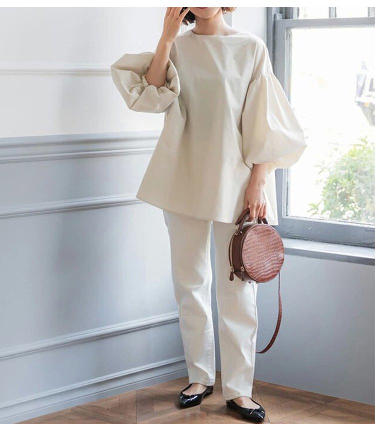 1055982-JP-新品-日韩夏季宽松大版女式衬衫棉质超大灯笼袖圆领上衣_14.jpg
