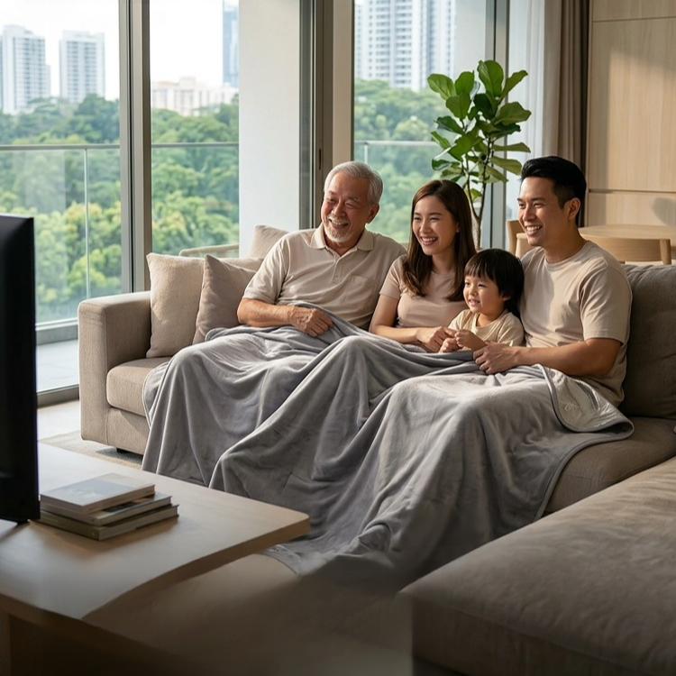 편안한 홈 케어 코랄 플리스 전자기장 차단 담요