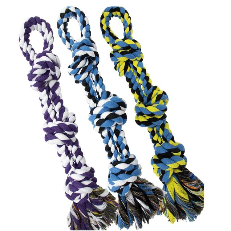 Durable Cotton Rope Toy for Large Dogs, Tug-of-War Chew Knot
