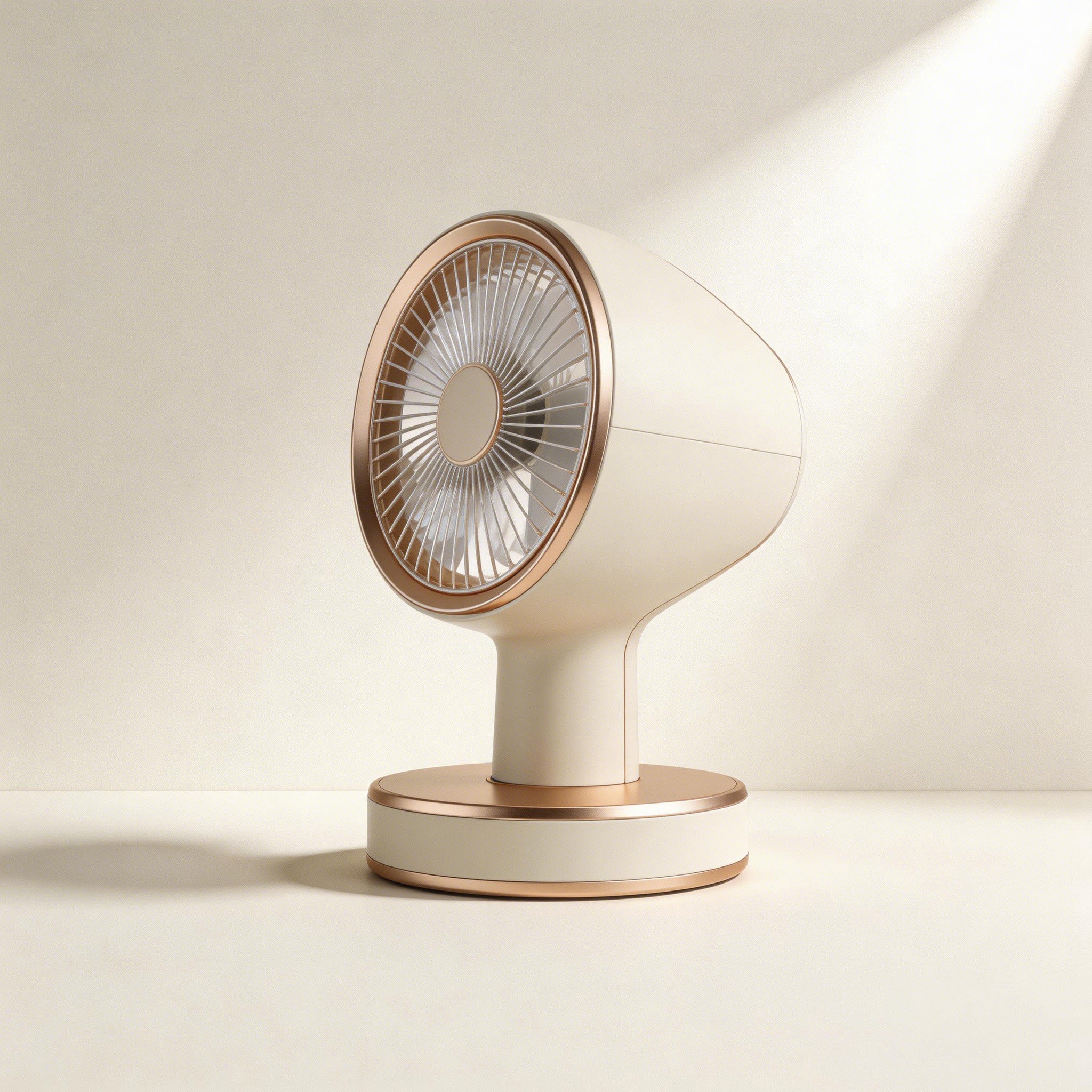 静音デスクトップファンの正面画像