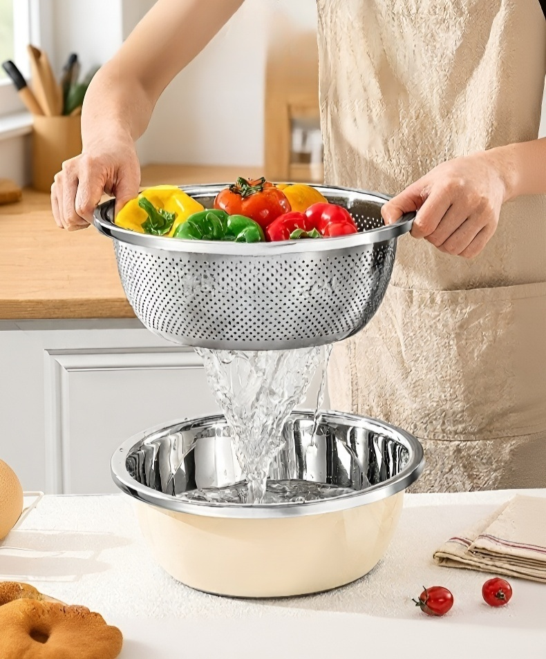 주방에서 사용되는 스테인리스 혼합용 볼