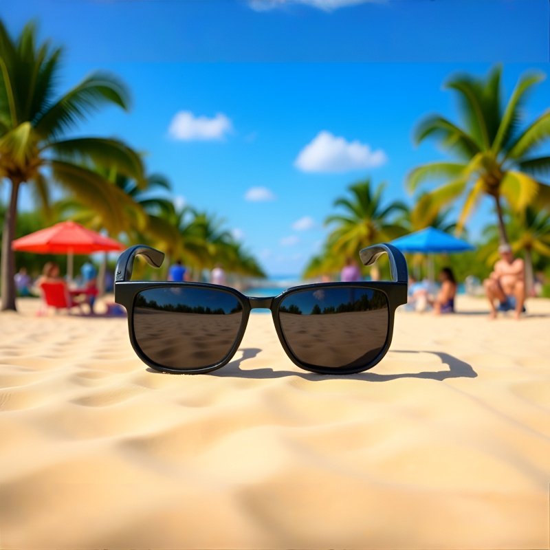 ファッションサングラススマートブルートゥースメガネは、屋外マルチシーンを駆動する音楽音声を聞く