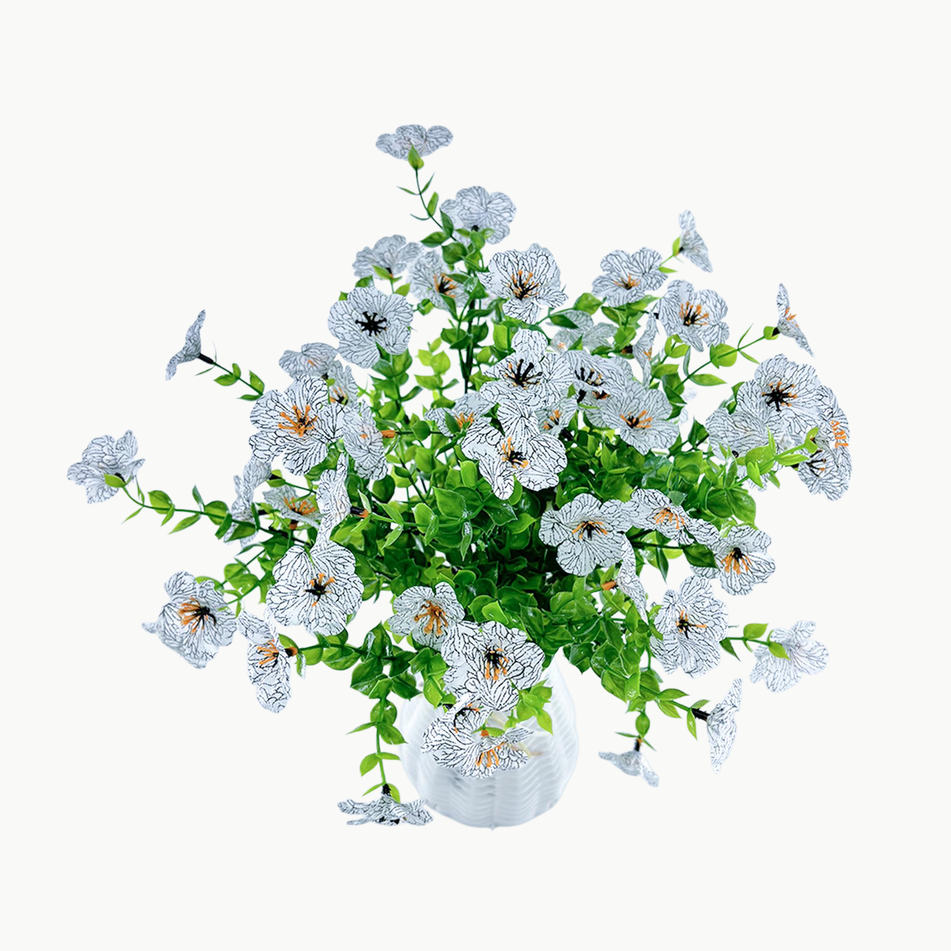  紫罗兰の新作人工シルクフラワー ダイニングテーブル装飾