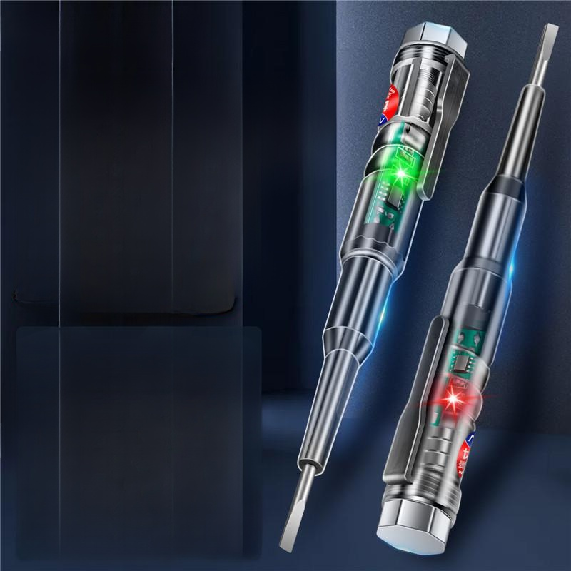 ANENG高亮彩燈雙手測電筆電工專用感應電筆多功能家用蜂鳴驗電筆