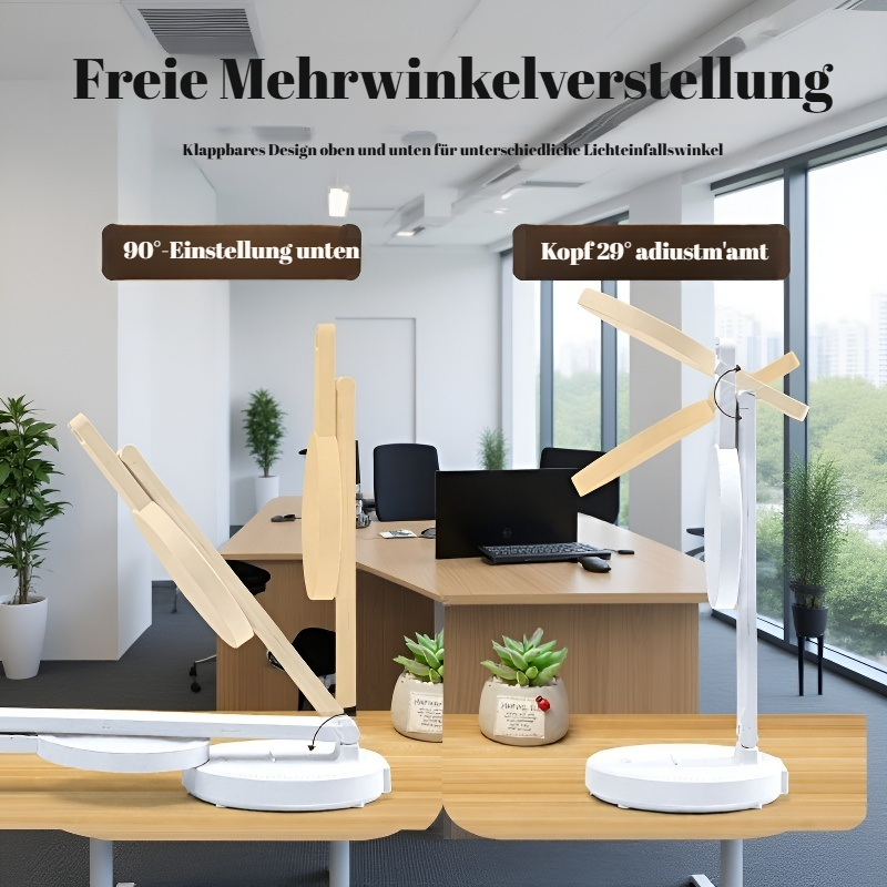  Faltbare LED-Lernlampe mit Augenschutz für Studenten