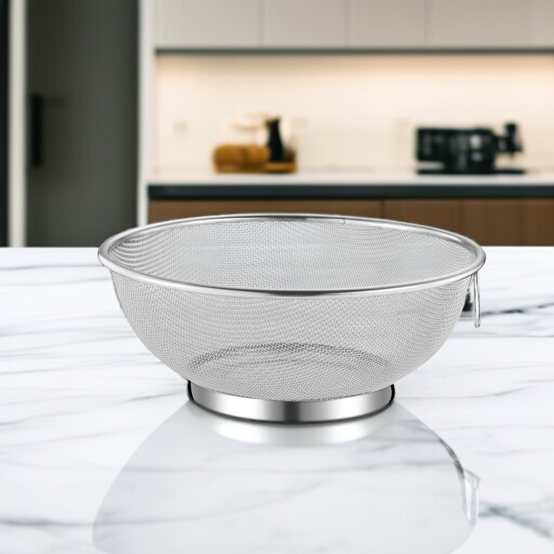 ステンレス米洗い野菜用アスファルトバスケット