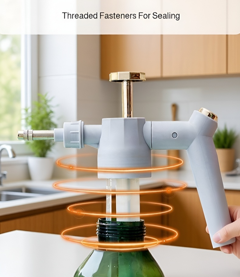 Pressure sprayer with mist and jet spray settings