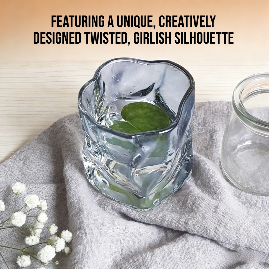 Glass twist cup